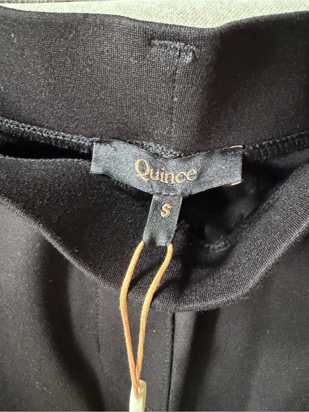 NWT Quince Ultra Stretch Ponte Straight Leg Pants S Black